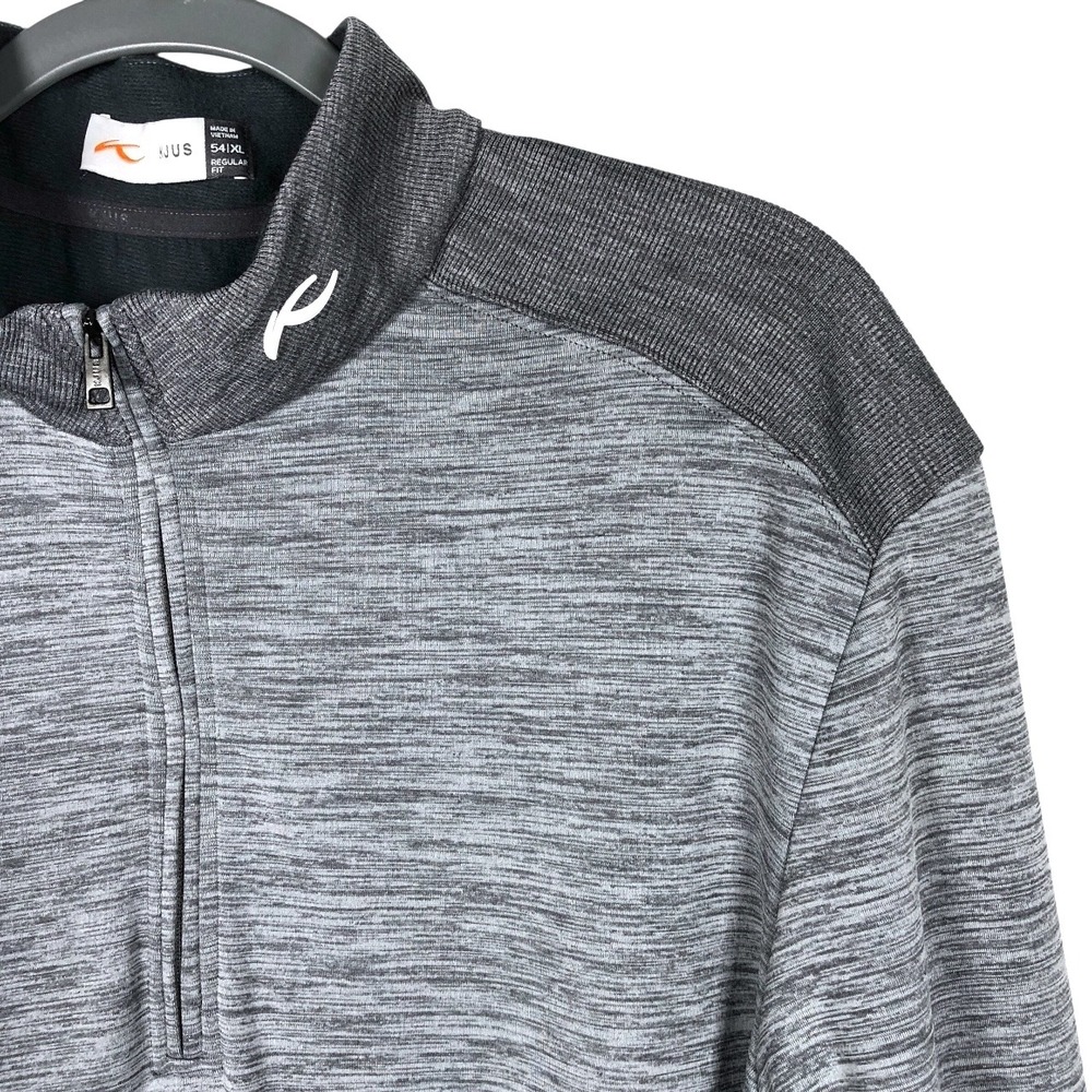 KJUS Liam Techwool Half Zip Mens XL Merino‎ Blend Sweater Pullover Golf - Picture 3 of 13
